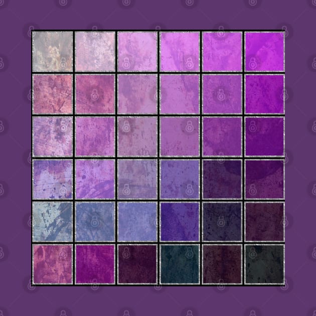 Purple Iridescent Mosaic Tile by PurplePeacock