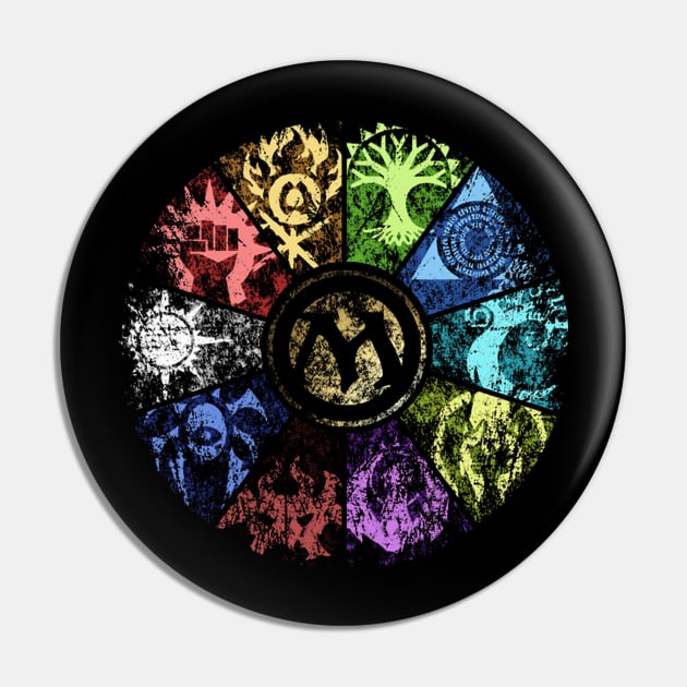 MTG | Faded Guild Wheel Pin by ohitsmagic