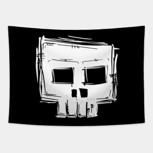 Square Skull Tapestry