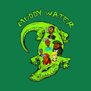 Muddy water Alligator logo tee T-Shirt