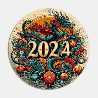 Year of the Dragon 2024 Pin