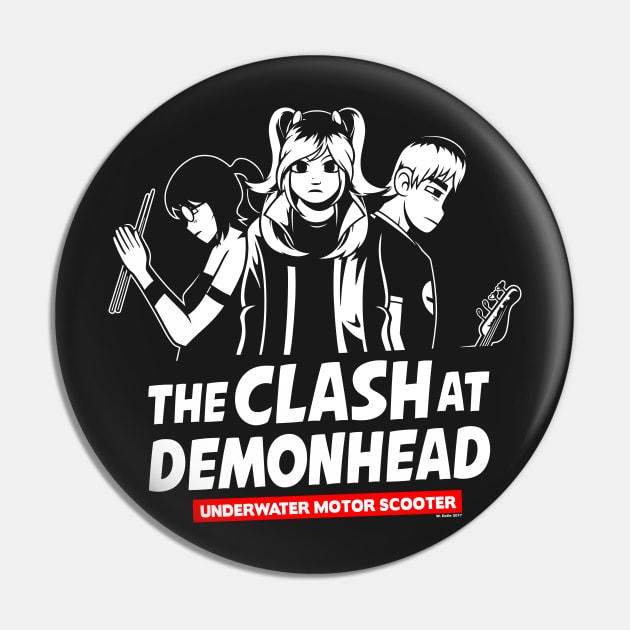 Clash At Demonhead Pin by wloem
