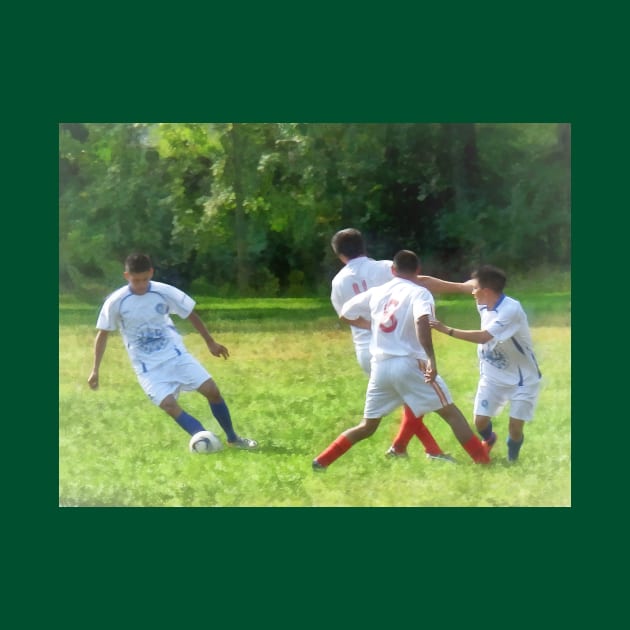 Soccer - Soccer Ball in Play by SusanSavad