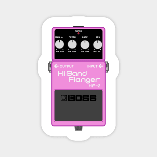 Boss HF-2 Hi Band Flanger Guitar Effect Pedal Magnet