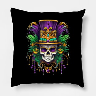 Mardi Gras Costume Skull  Party Men Women Kid Pillow