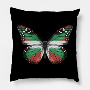 Butterfly Bilbao Basque Country Flag DNA Ikurriña - Gift for Bilbao,Ikurriña, From Basque Pillow