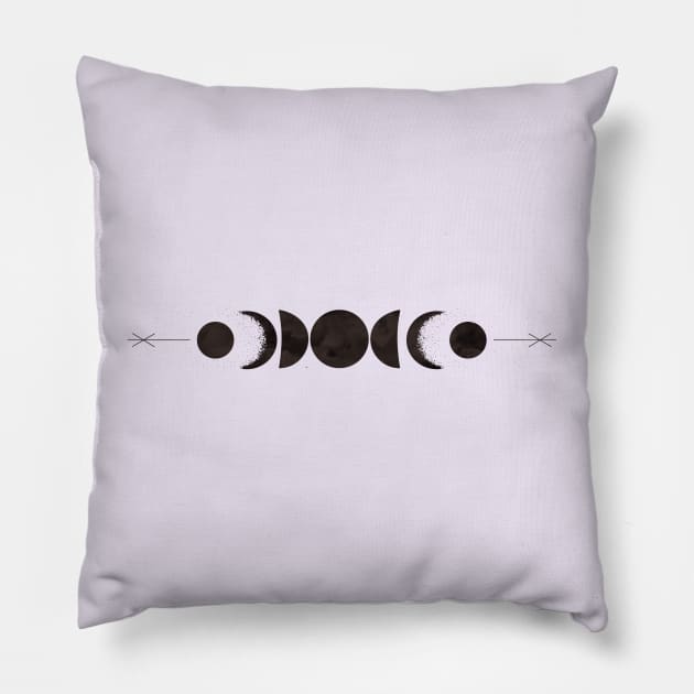 For the Love of the Moon Pillow by boutiquedhorreur