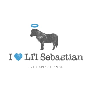 I Heart Li'l Sebastian (Gray) T-Shirt