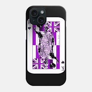 King of Hawai'i Kamehameha (purple) by Hawaii Nei All Day Phone Case