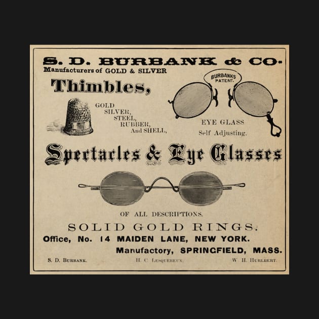 Vintage spectacles advertisement by ArtShare