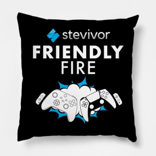 Stevivor's Friendly Fire Show (2021 logo) Pillow