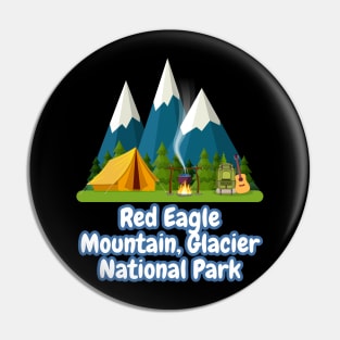 Red Eagle Mountain, Glacier National Park Pin