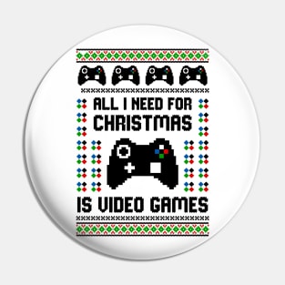 all i need for christmas is video games Pin