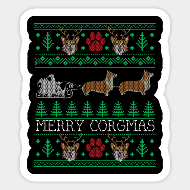 corgi in christmas sweater