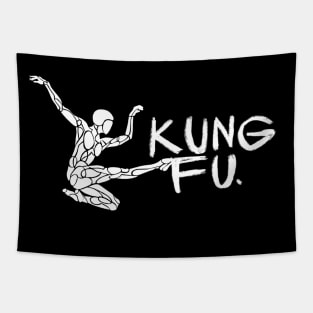 kung fu fighter Tapestry