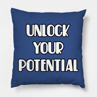 Keys to Personal Growth and Success Pillow