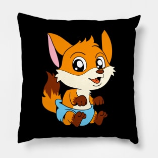 Kawaii Baby Fox Pillow