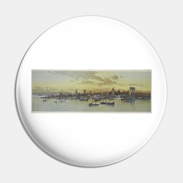 Vintage Pictorial View of NYC (1896) Pin by Bravuramedia