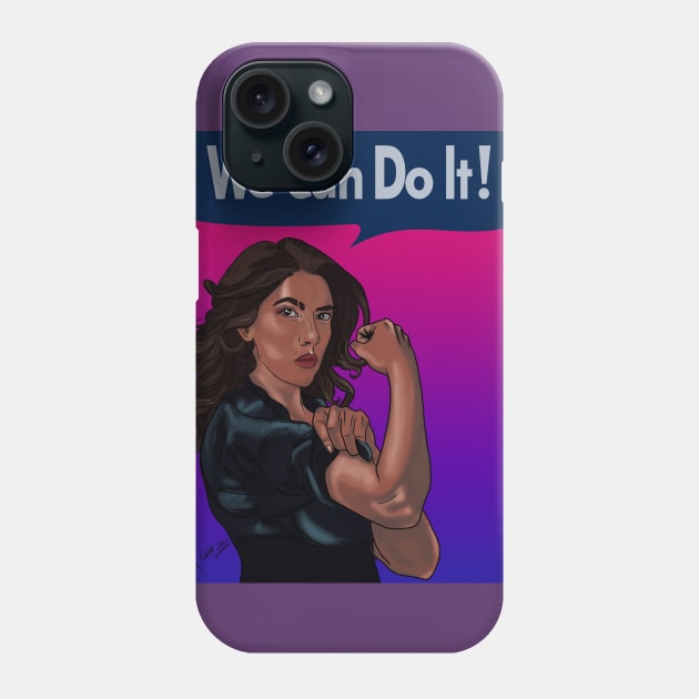 Rosa the Riveter Phone Case by NanaLeonti