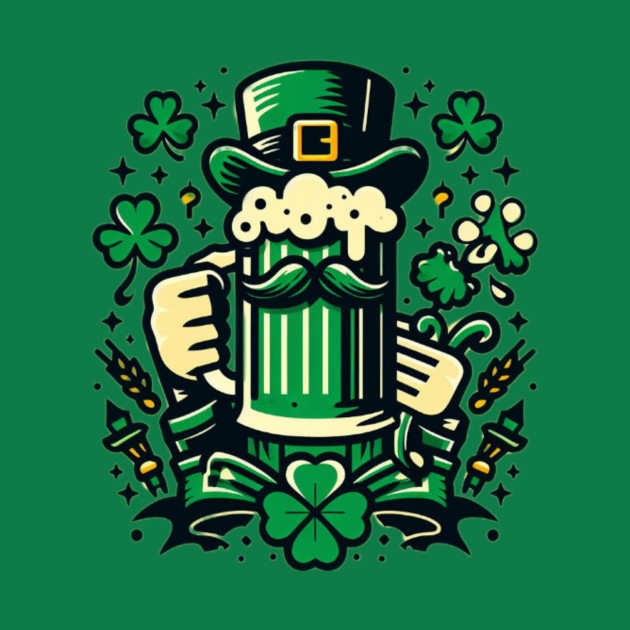 St. Patrick's Day Leprechaun by Donut Duster Designs