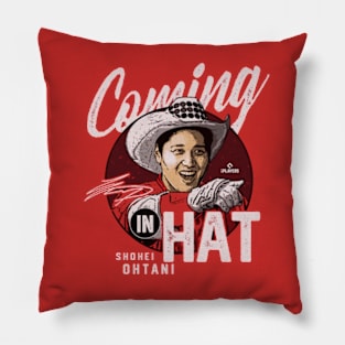 Shohei Ohtani Los Angeles A Coming In Hat Pillow