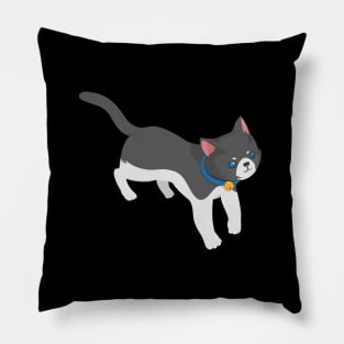 Blue eyes cat Pillow