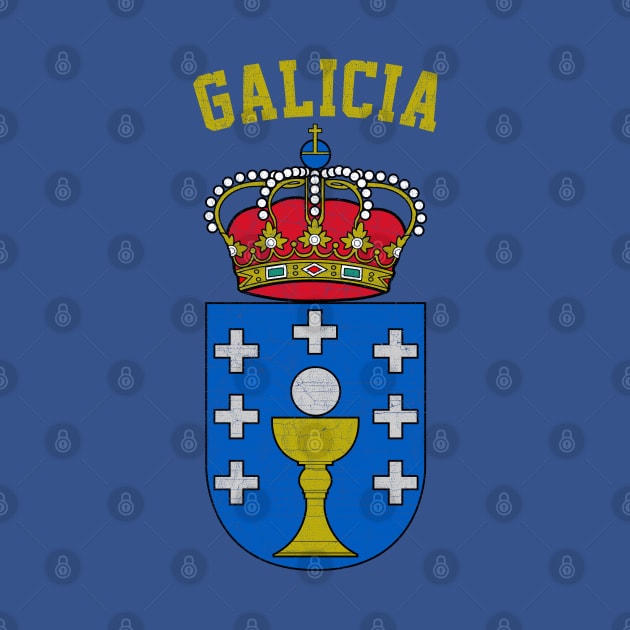 Galicia - Vintage Faded Look Design by DankFutura