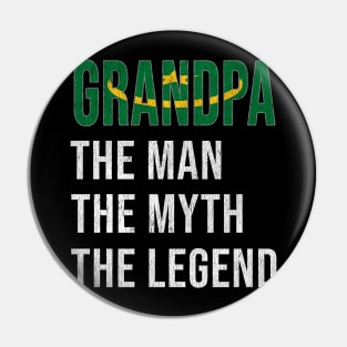 Grand Father Mauritanian Grandpa The Man The Myth The Legend - Gift for Mauritanian Dad With Roots From  Mauritania Pin