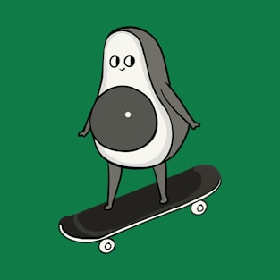 Skateboarding Avocado T-Shirt