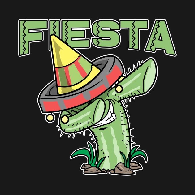 Dabbing Cactus Cinco De Mayo Sombrero by ModernMode