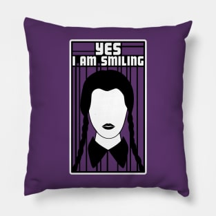 Yes, I am smiling Pillow