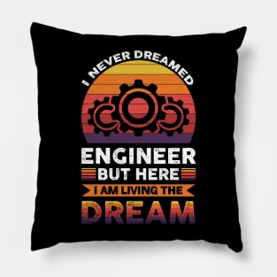 Marrying a super talented engineer Pillow