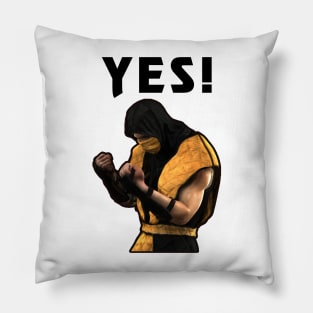 Scorpian says YES! Pillow