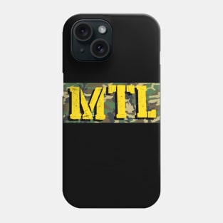 montreal camo Phone Case