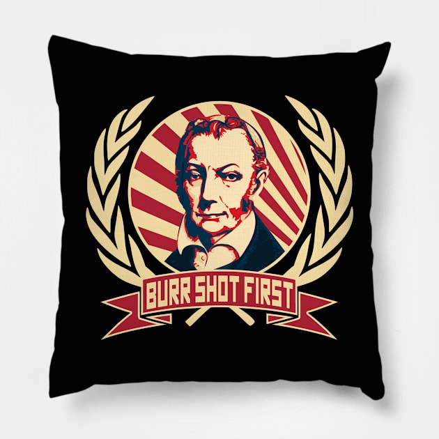 Burr Shot First Pillow by Nerd_art