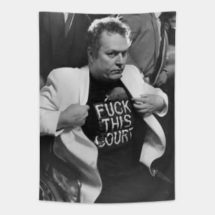 Larry Flynt "FUCK THIS COURT" Tapestry