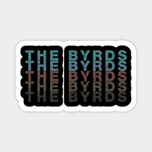 Vintage Proud Name Byrds Personalized Birthday Retro Magnet