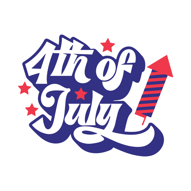 4th Of July Sign, Firework, Patriotic Day by styleandlife