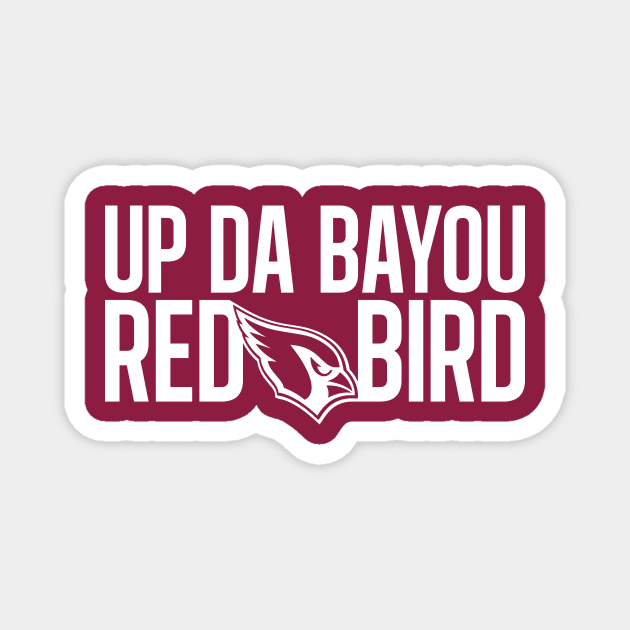 Up Da Bayou Red Bird Magnet by yallcatchinunlimited