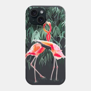 Flamingos couple Phone Case