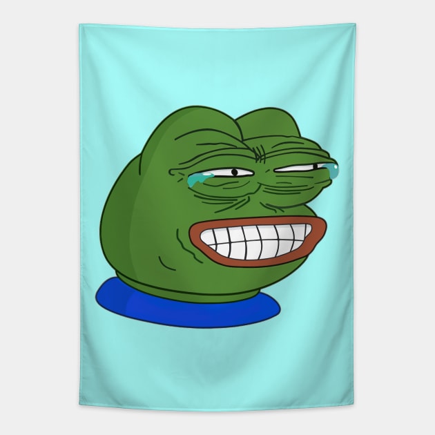 Pepe frog cry HD Tapestry by BYVIKTOR