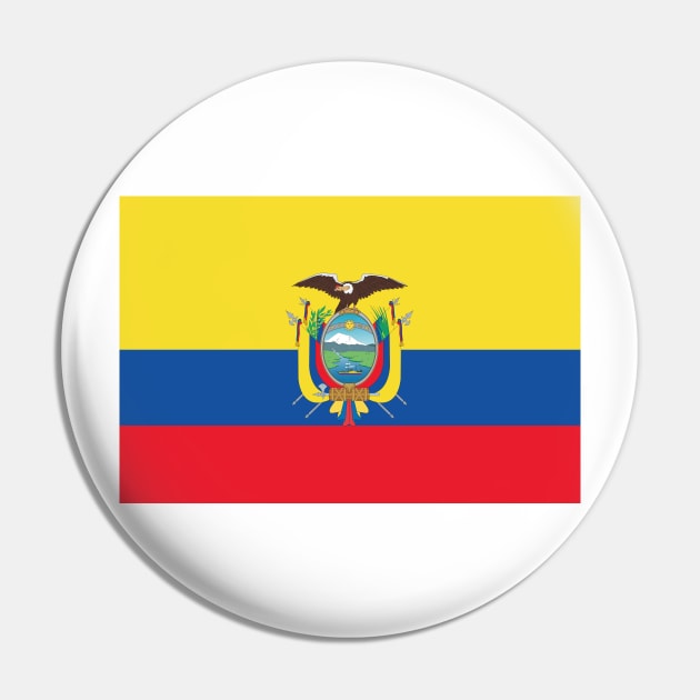 Ecuador Pin by Wickedcartoons