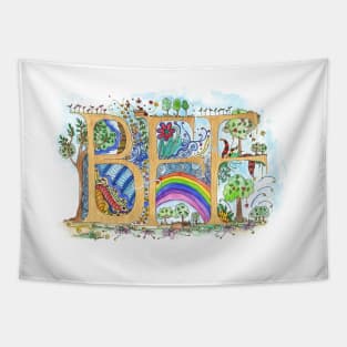 BFF Best Friends Forever Tapestry