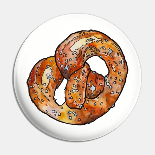 Soft Pretzel Pin by JenTheTracy