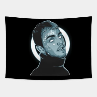 Lil Peep Illustration Tapestry