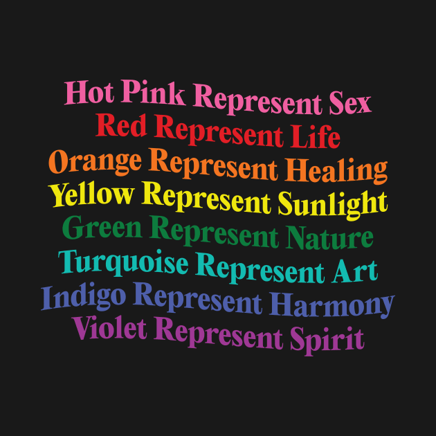 Meaning Of Rainbow Colors by Queers