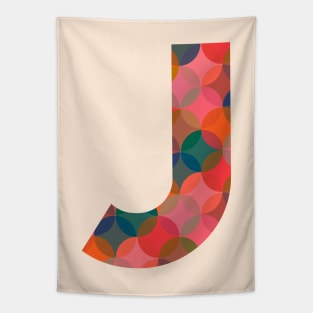 Letter J Initial Tapestry