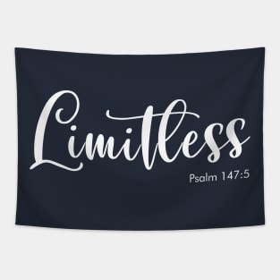 Limitless, Psalm 147:5, Bible Verse Tapestry