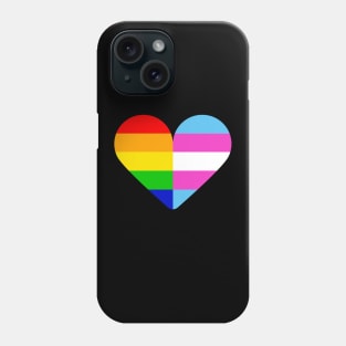 Transgender Pride Love Hear Phone Case