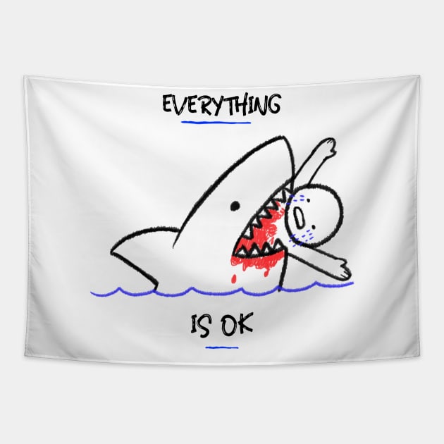 Everything is ok Tapestry by bobinsoil